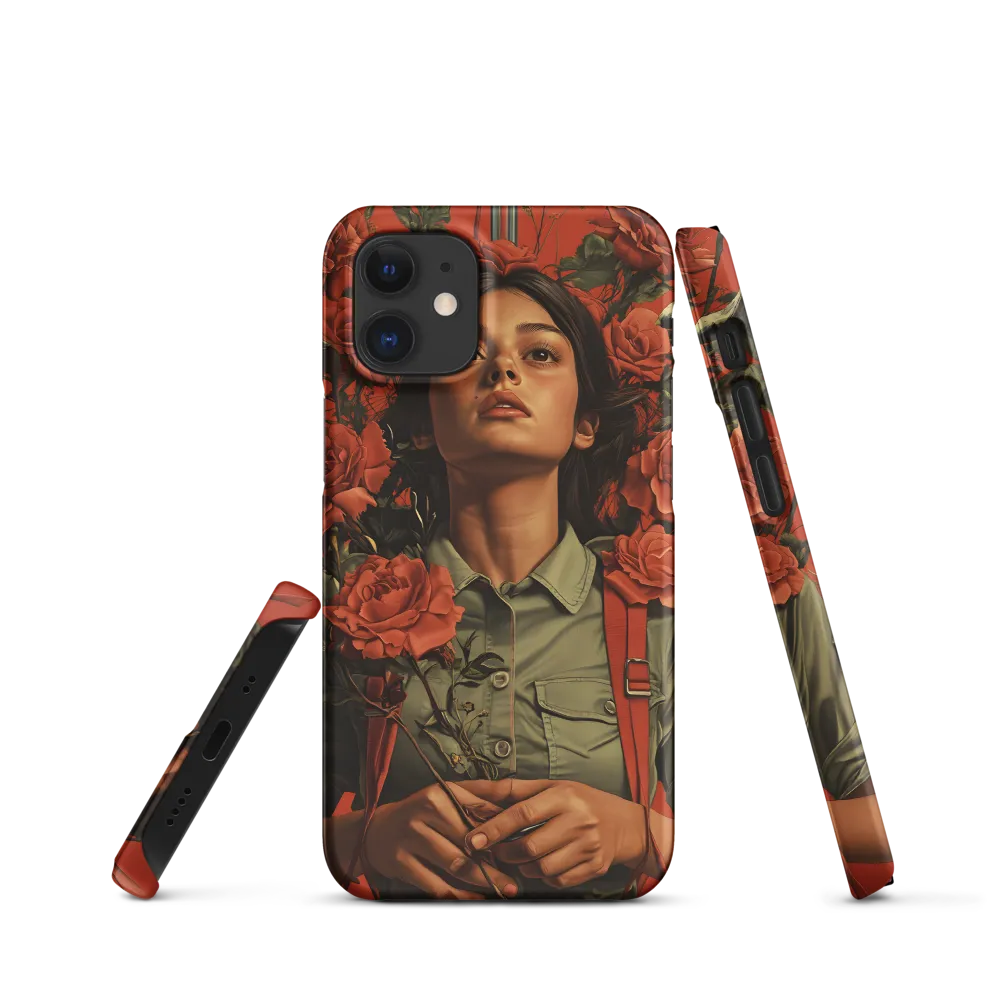 Harmony and Strength: A Portrait Among Roses