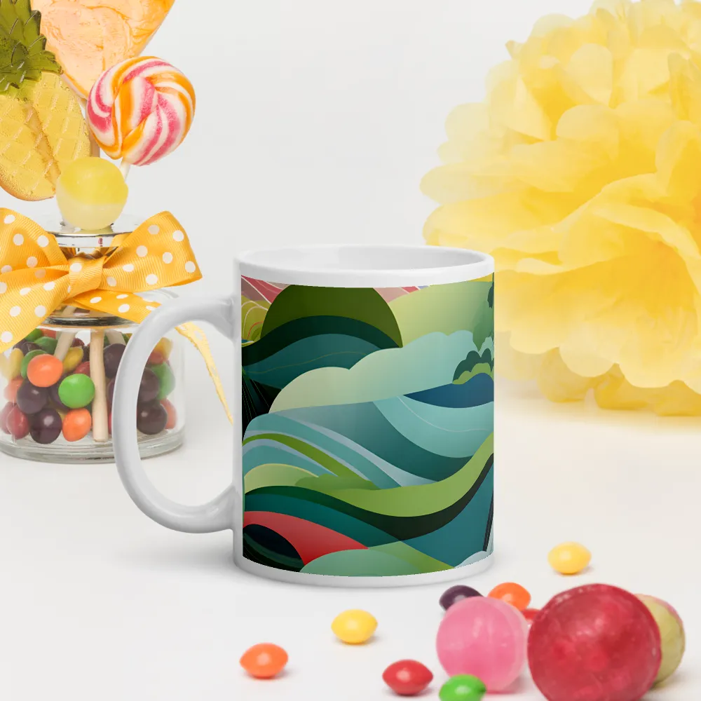 Waves of Serenity | Mugs | Multiple Sizes & Colors