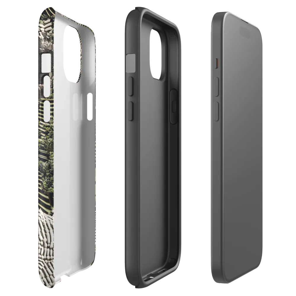 Ethereal Blend of Nature and Humanity | Phone Case |  15 Plus | Tough Case | Matte