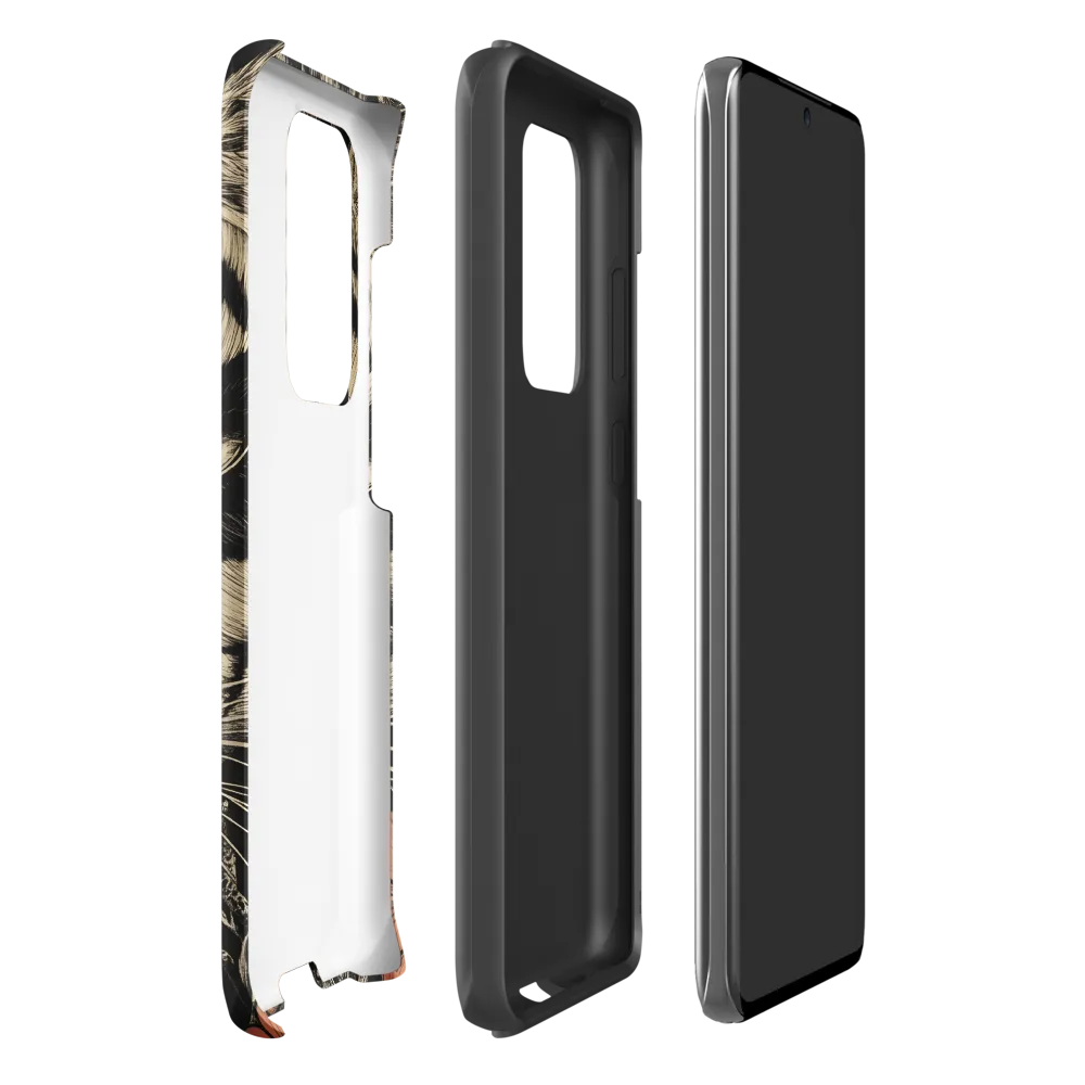 Feline Majesty: The Human-Leopard Connection | Phone Case |  S20 Ultra | Tough Case | Matte