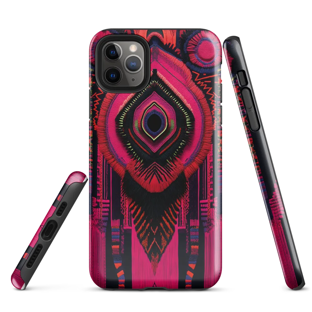 Mystic Mandala in Thread | Phone Case |  11 Pro Max | Tough Case | Glossy