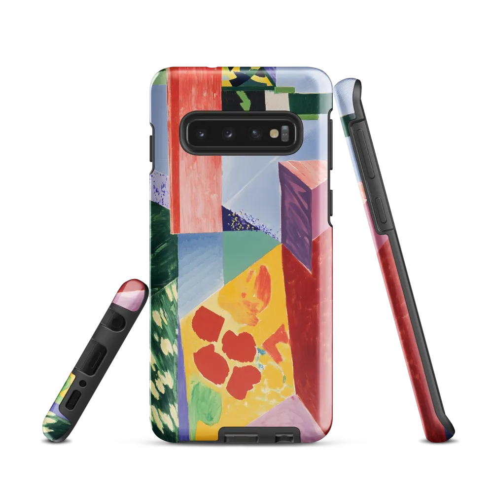 Interplay of Geometry and Color | Phone Case |  S10 | Tough Case | Glossy