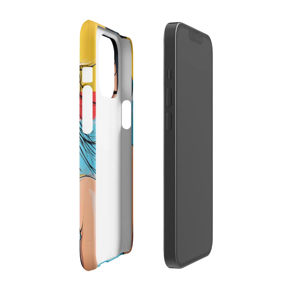 Vibrant Portrait of Modern Youth | Phone Case |  13 Pro | Snap Case | Matte