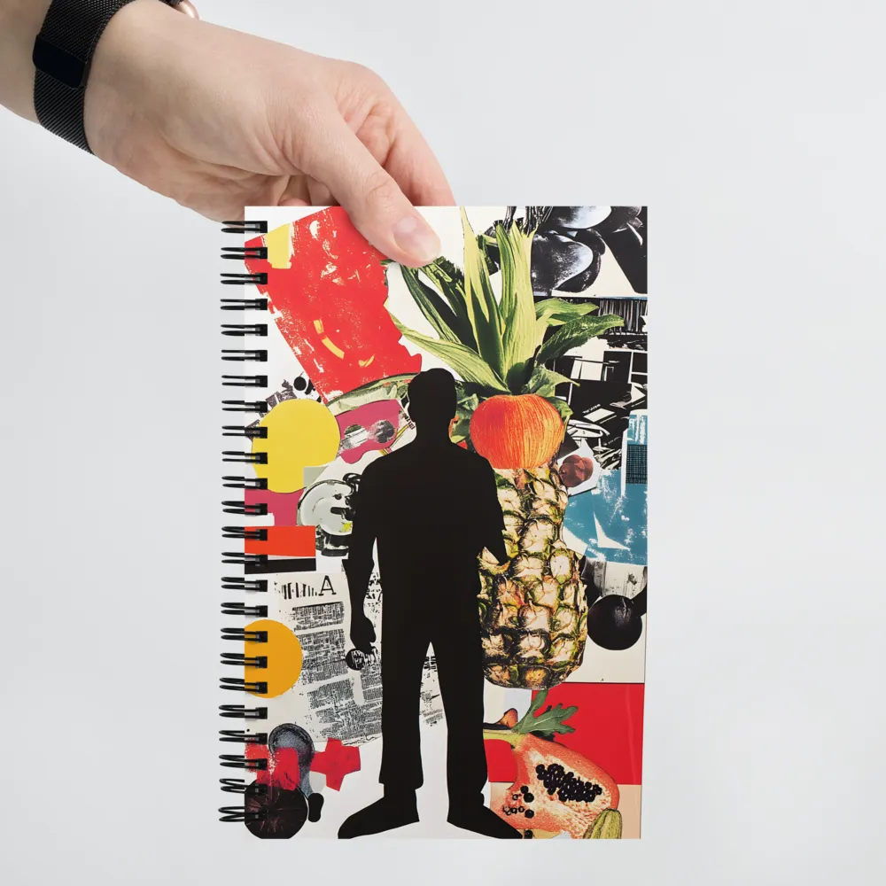 Fruitful Silhouettes | Spiral Notebook