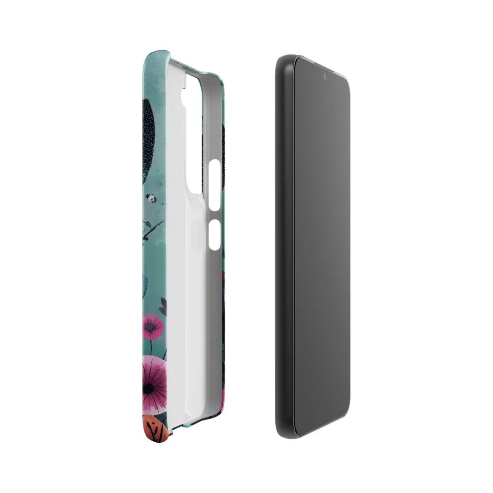 Whimsical Fox Among Blossoms | Phone Case |  S22 | Snap Case | Matte