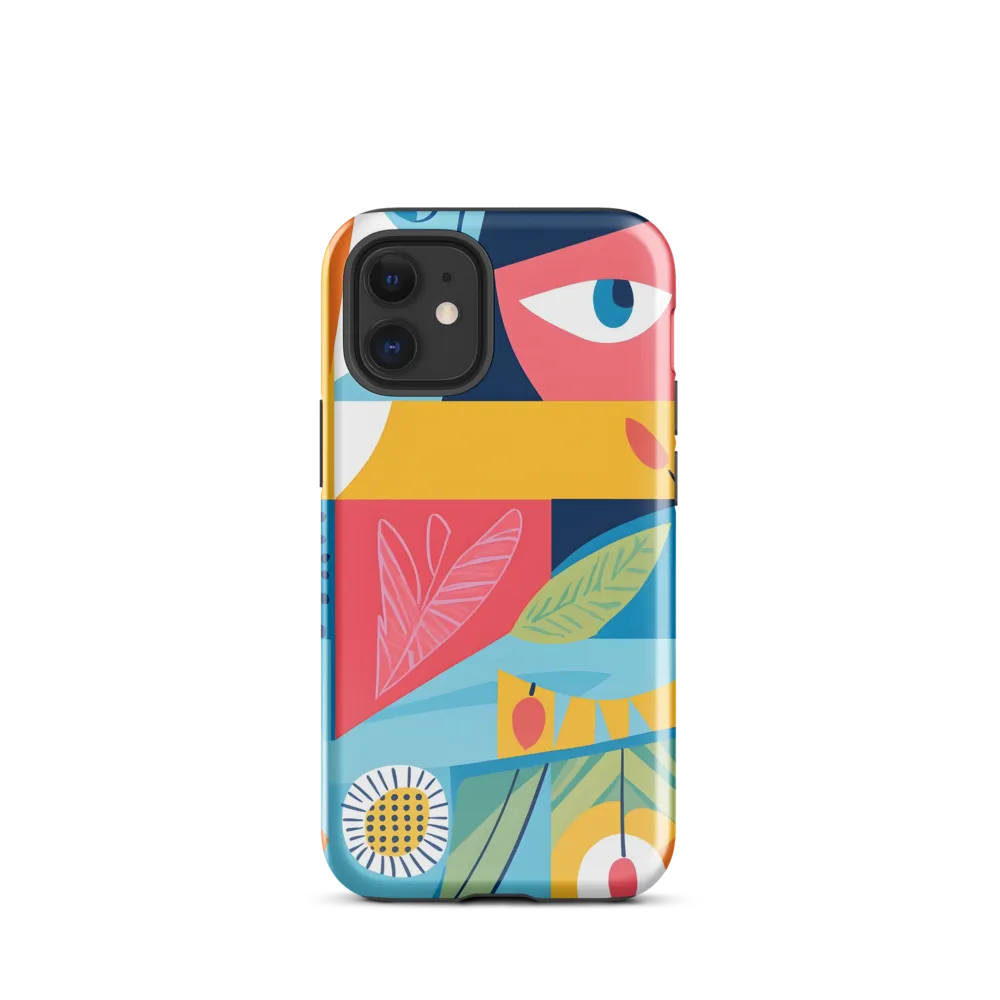 Vibrant Geometric Visage