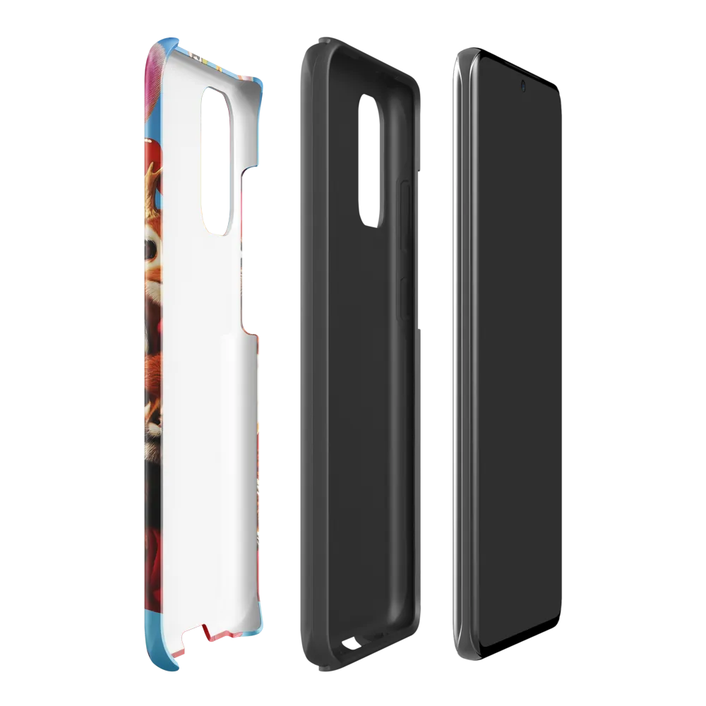 Harmony in Whimsy: A Modern Animal Ensemble | Phone Case |  S20 Plus | Tough Case | Glossy