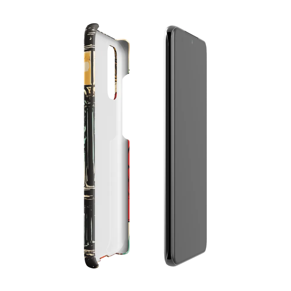 Winter Glamour in Red | Phone Case |  S20 | Snap Case | Matte
