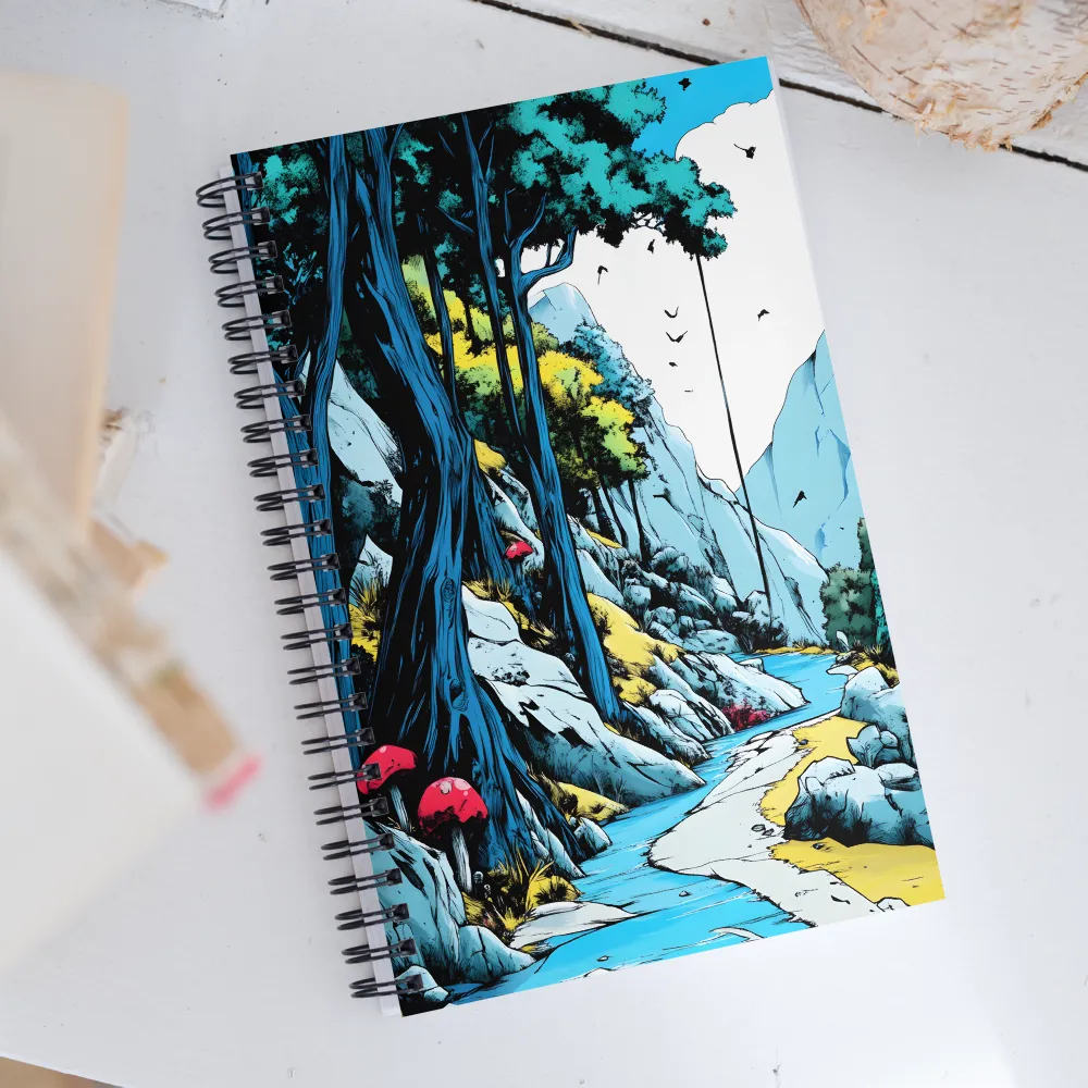 Whimsical River Retreat | Spiral Notebook