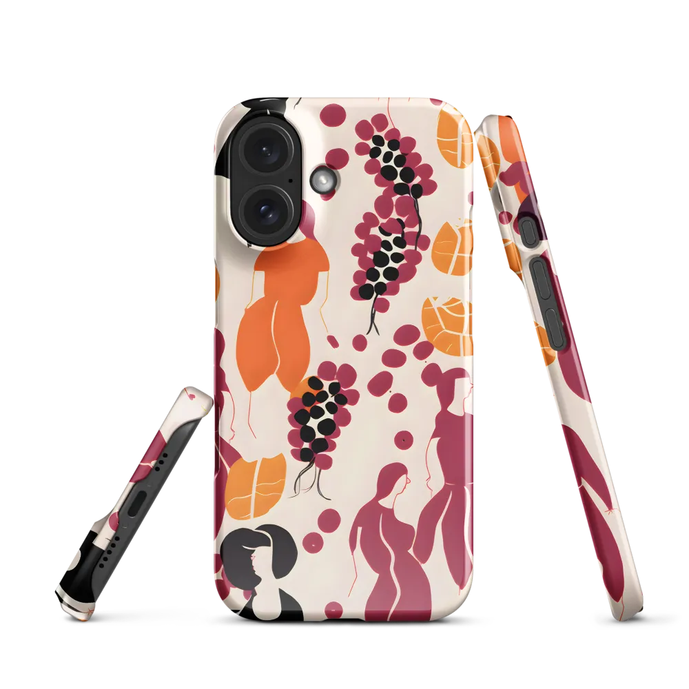 Fashion and Flora: An Abstract Dance | Phone Case |  16 | Snap Case | Glossy