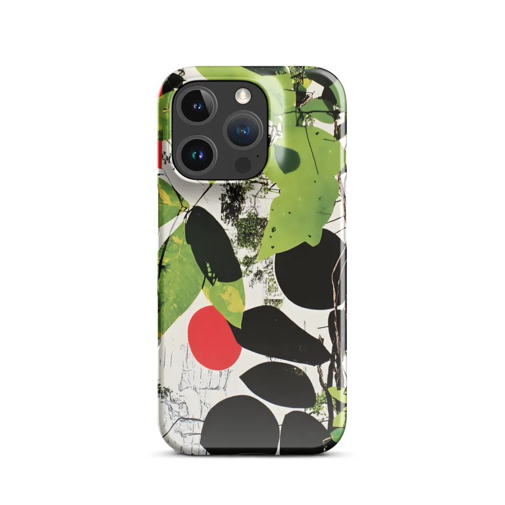 Nature's Geometry: A Contemporary Collage | Phone Case |  16 Pro | Snap Case | Glossy