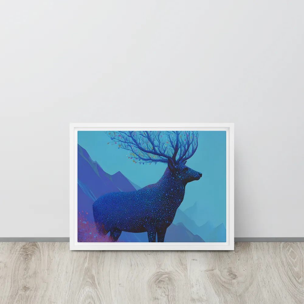 Ethereal Harmony | Canvas with White Frame | 12″×16″