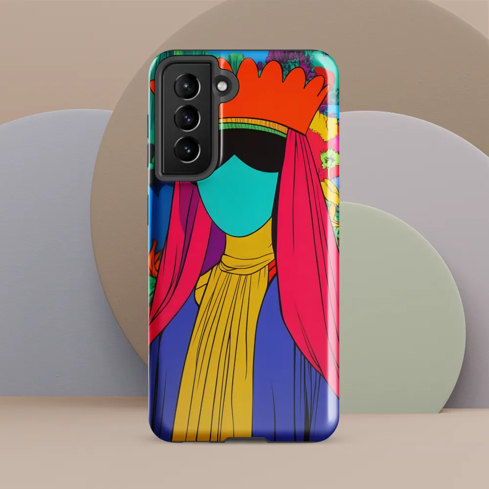 Crowned Surrealism | Phone Case |  S21 FE | Tough Case | Glossy