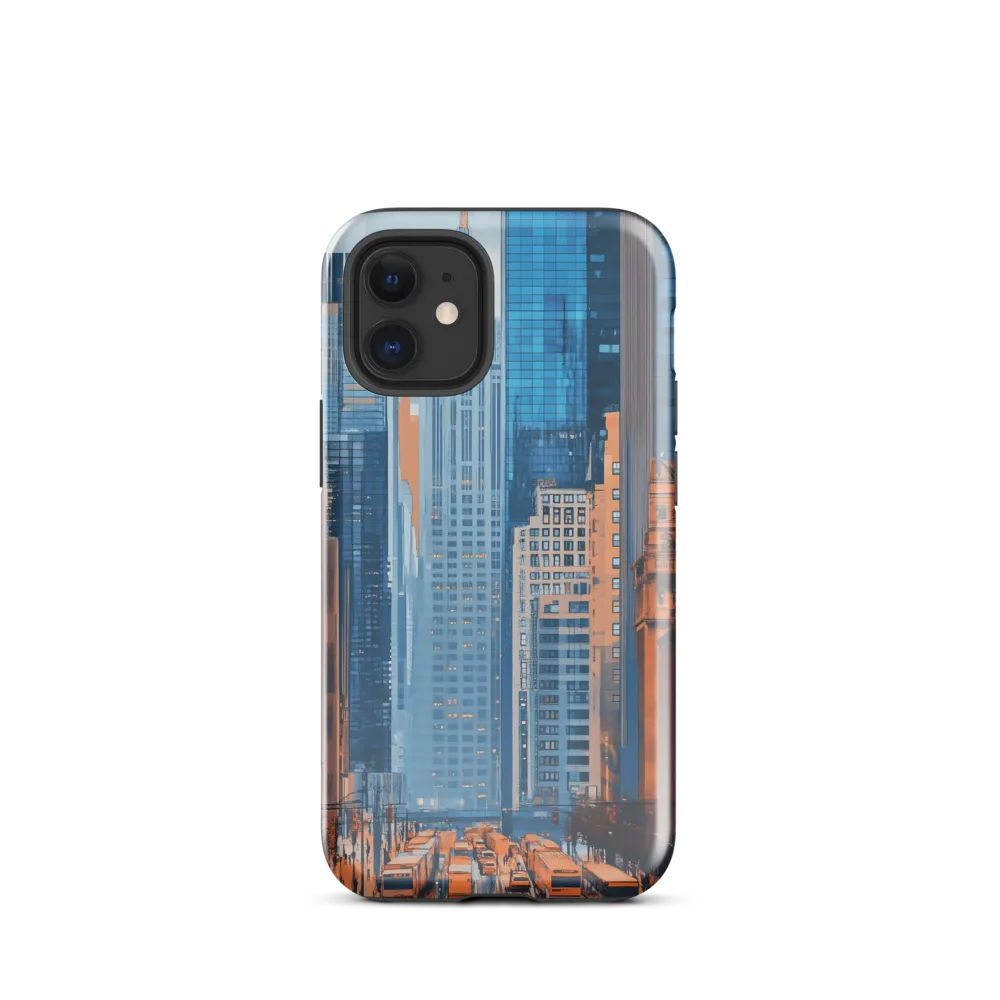 Urban Symphony in Blue and Orange