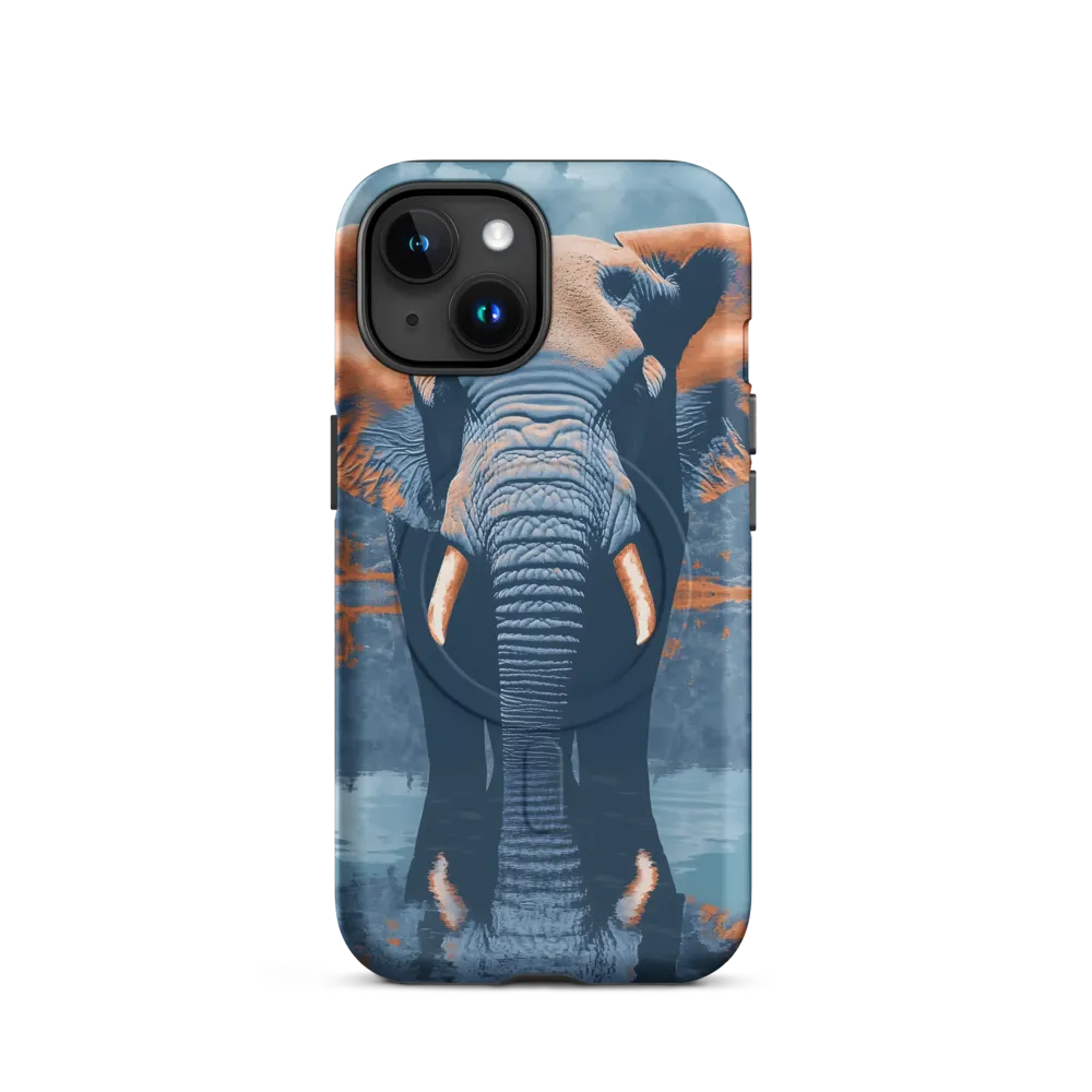 Majestic Reflection: The Elephant's Serenade