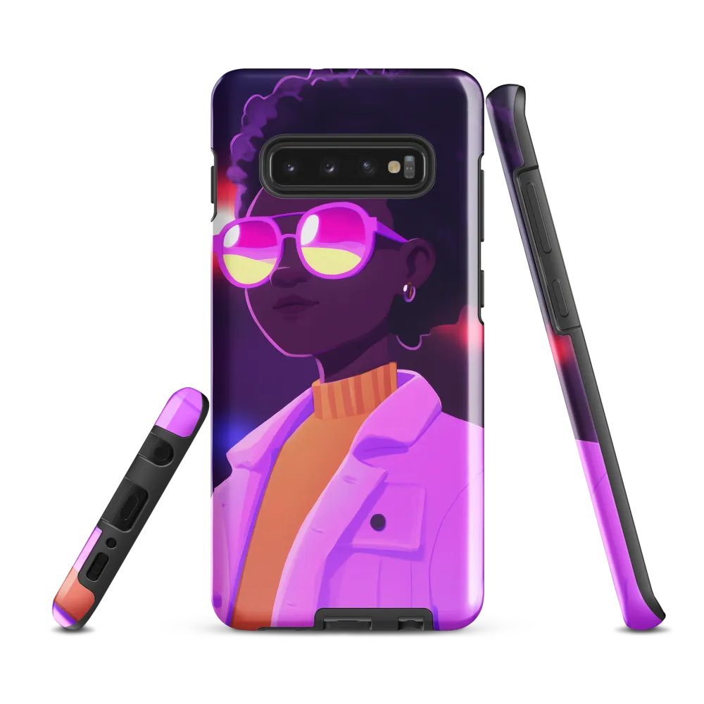 A Vibrant Soul in Shades | Phone Case |  S10 Plus | Tough Case | Glossy