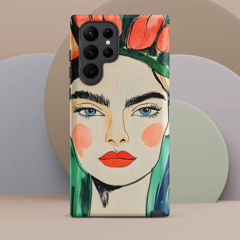 Radiant Bloom: A Serene Portrait