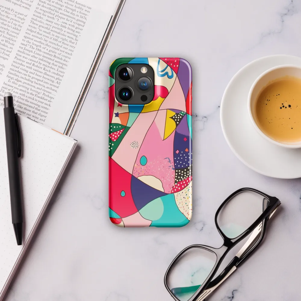 Playful Geometry in Color | Phone Case |  15 Pro Max | Snap Case | Glossy