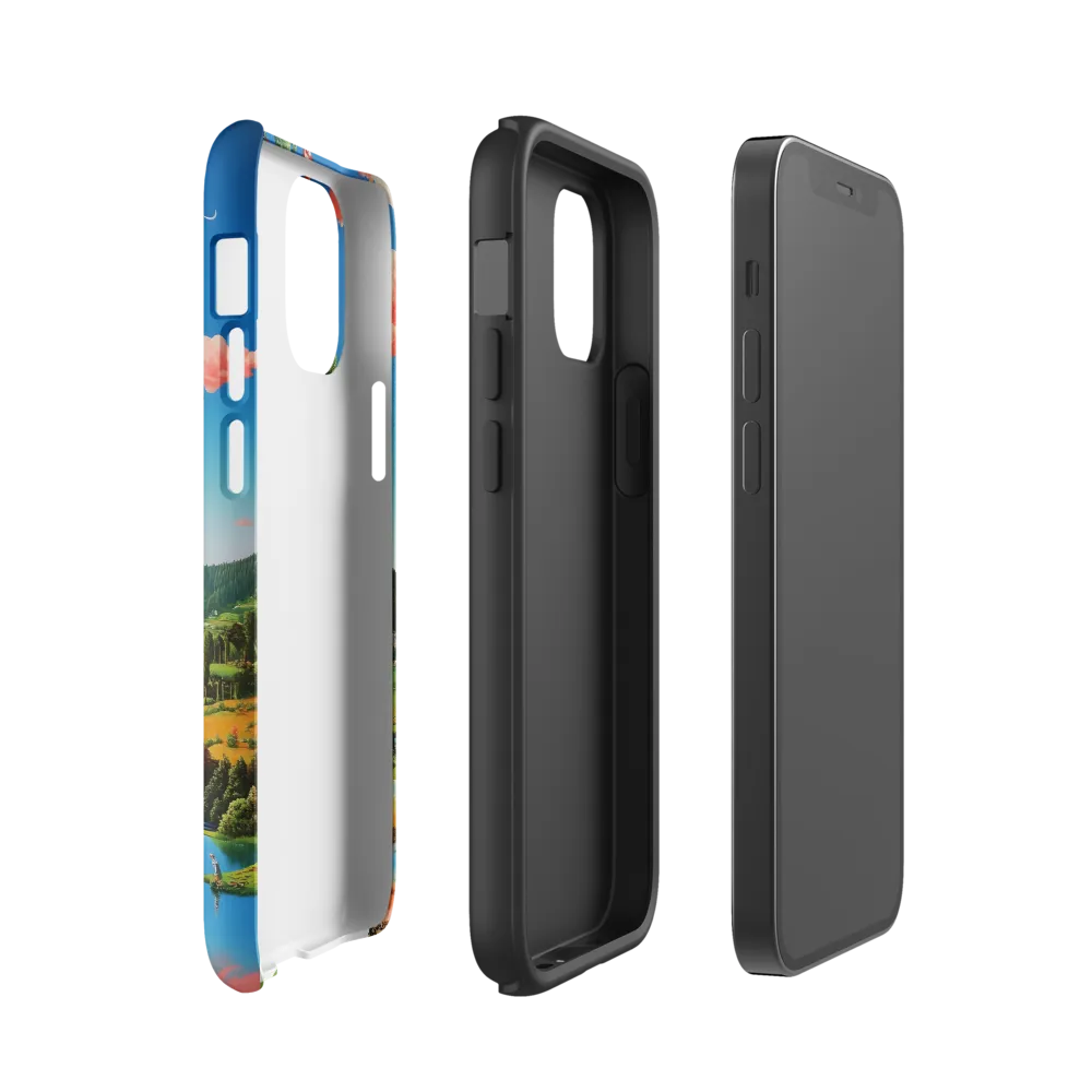Whimsical Harmony of Nature | Phone Case |  12 mini | Tough Case | Matte