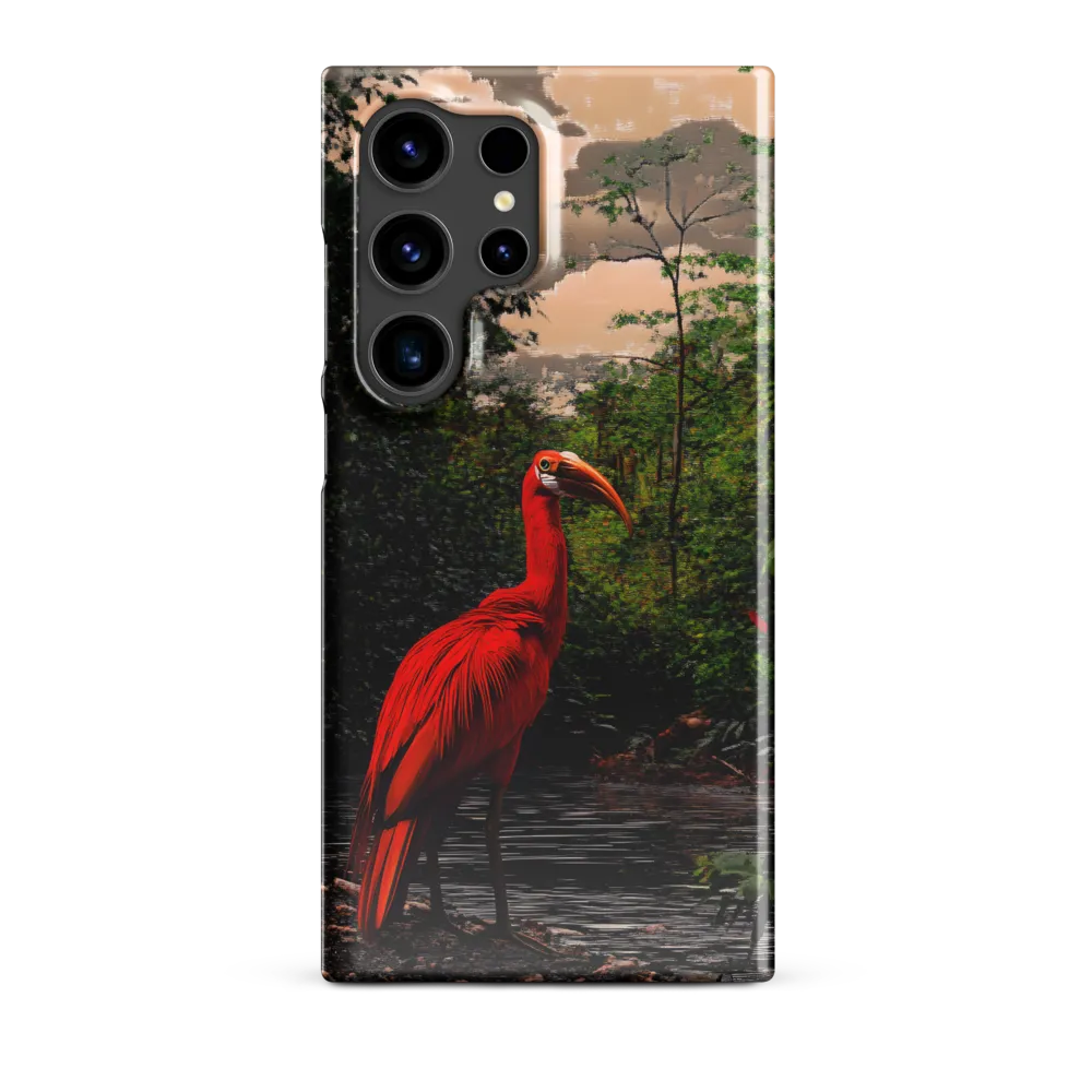 Enigmatic Elegance: The Scarlet Observer