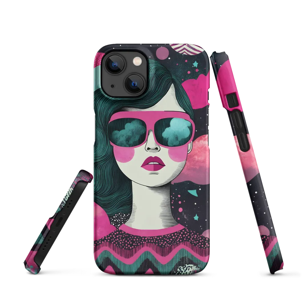 Chic Dreams: A Pop Art Portrait | Phone Case |  13 | Snap Case | Matte