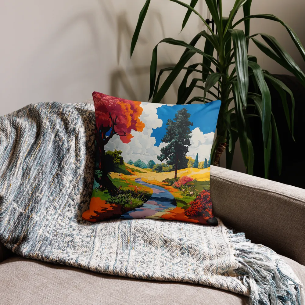 Vibrant Serenity | Pillow | 18″×18″