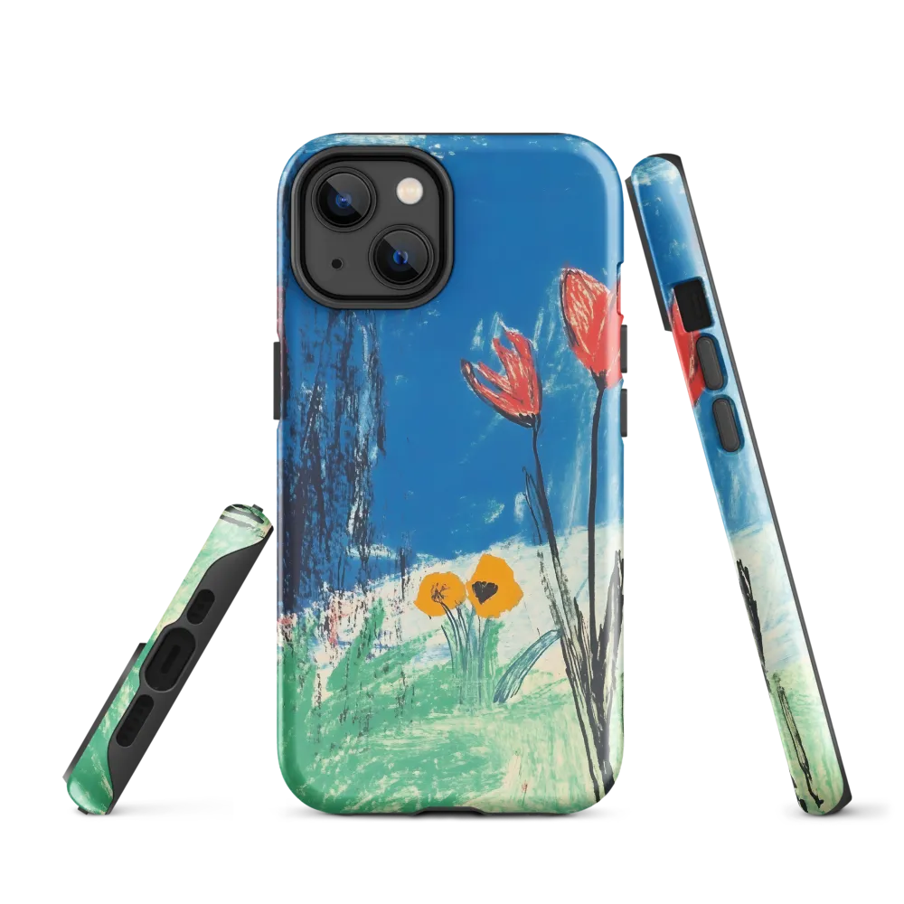 Joyful Blossoms in Blue