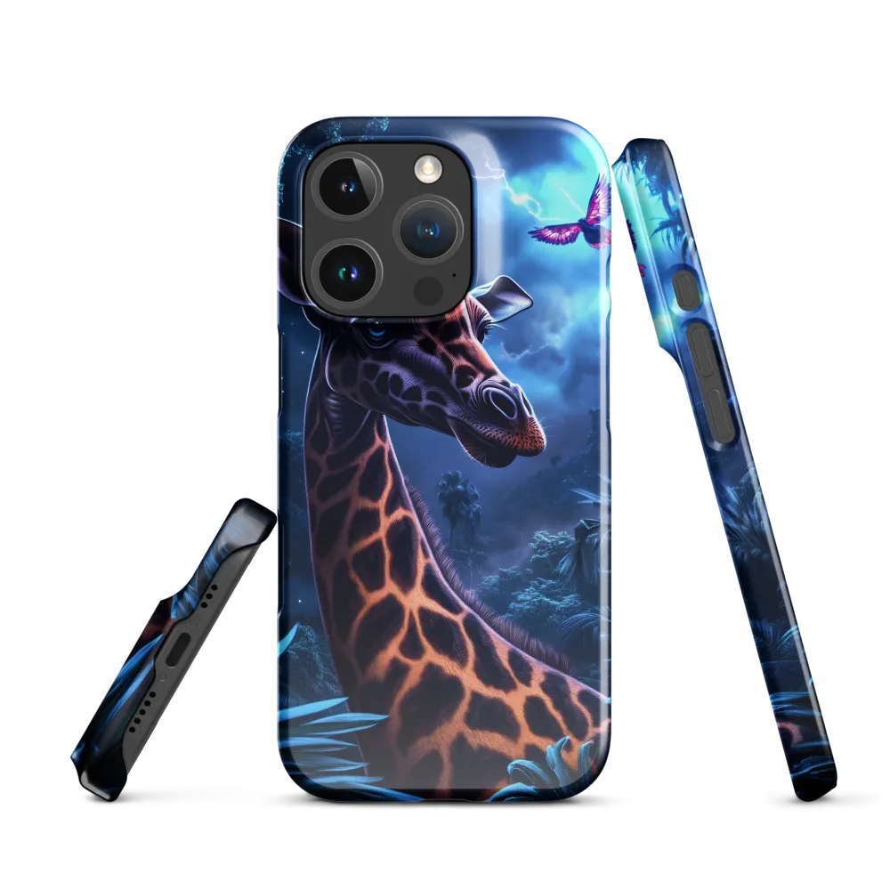 Mystical Giraffe in Twilight Jungle