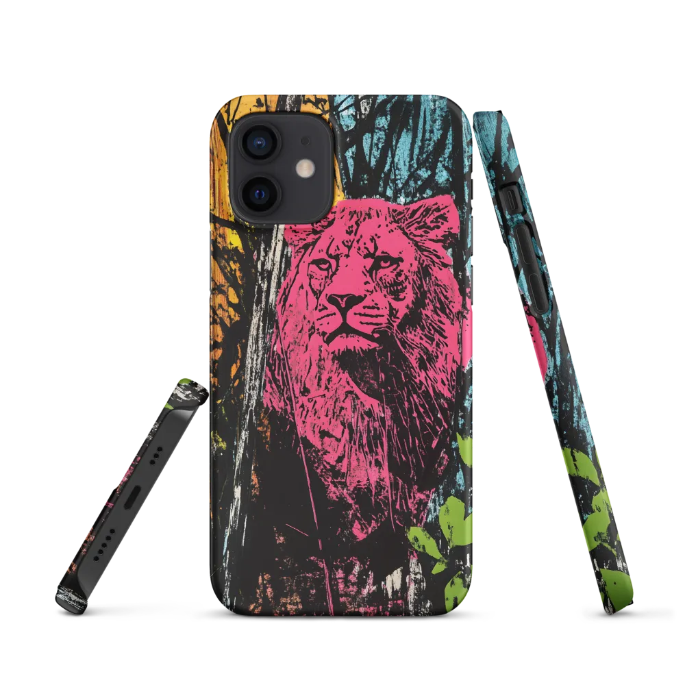 Fierce Vibrance: The Pink Lion