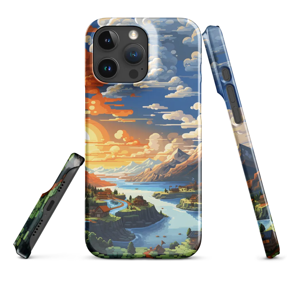 Tranquil Sunset Over Serene Landscape