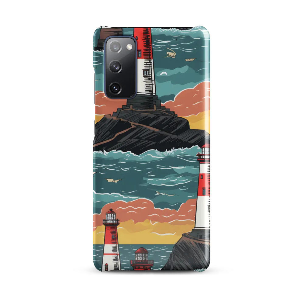 Lighthouses in a Whimsical Ocean