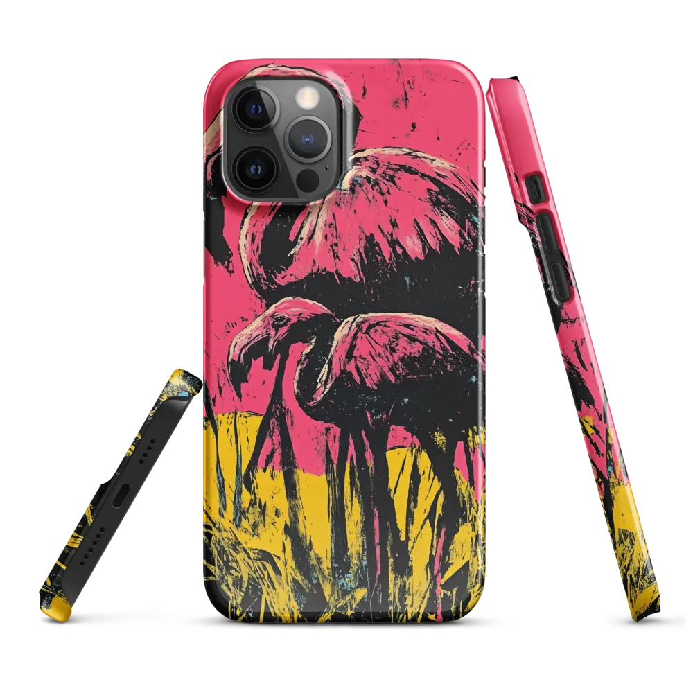 Flamingo Duet: A Pop Art Expression