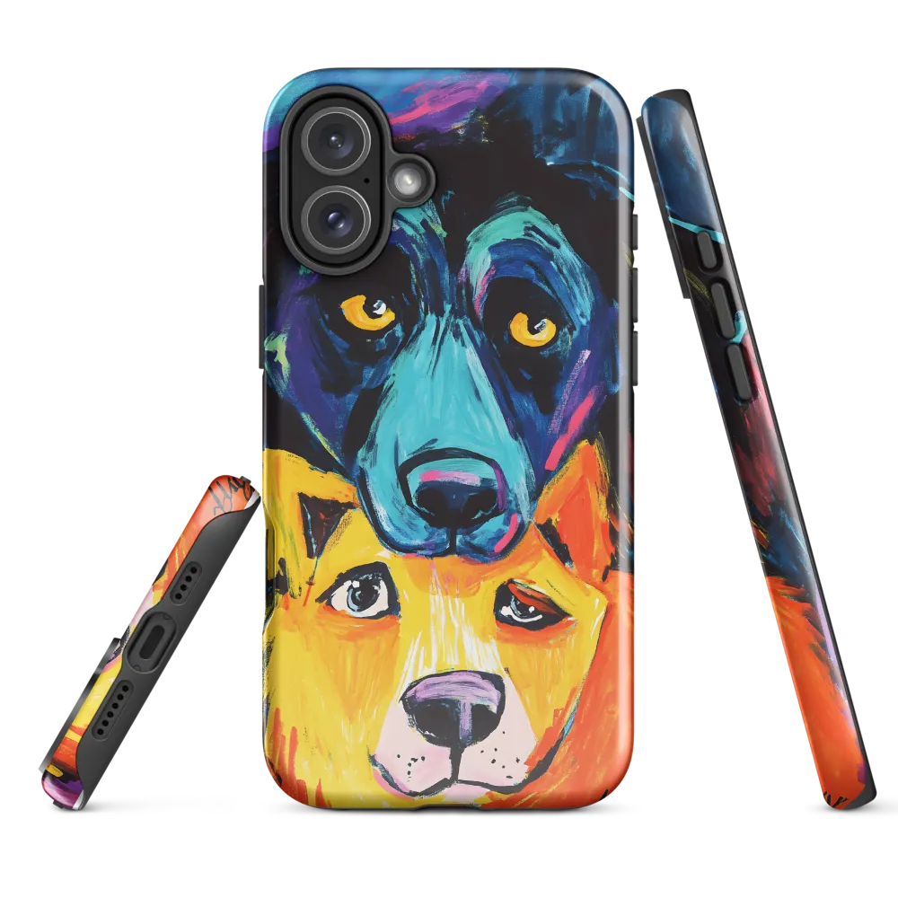 Vibrant Companions: An Expression of Canine Spirit
