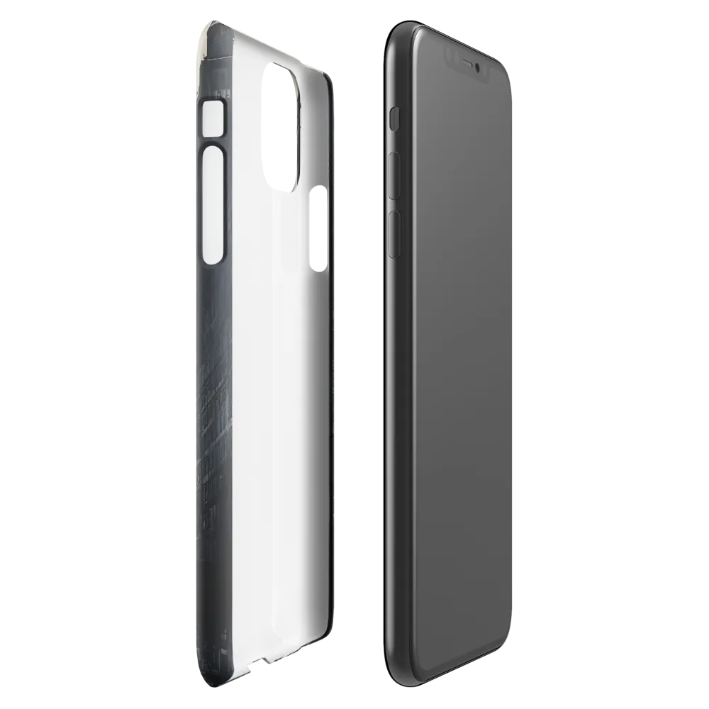 City Whispers: A Monochrome Reflection | Phone Case |  11 Pro Max | Snap Case | Glossy