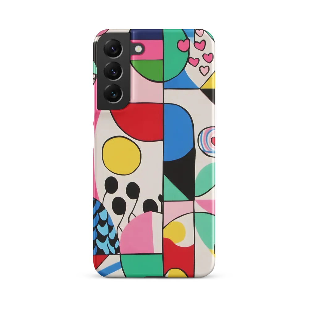 Chromatic Collage of Playful Forms