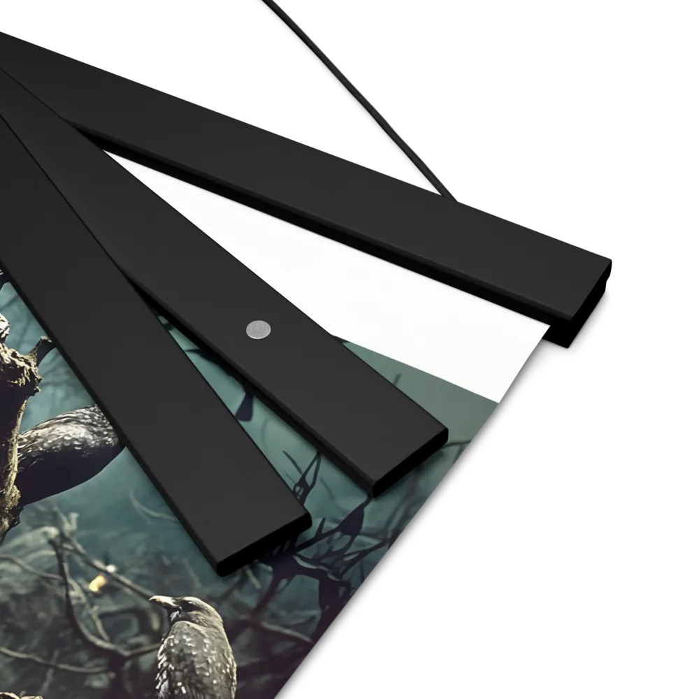 Whispers of the Avian Realm | Poster With Black Wood Hanger | 8″×10″