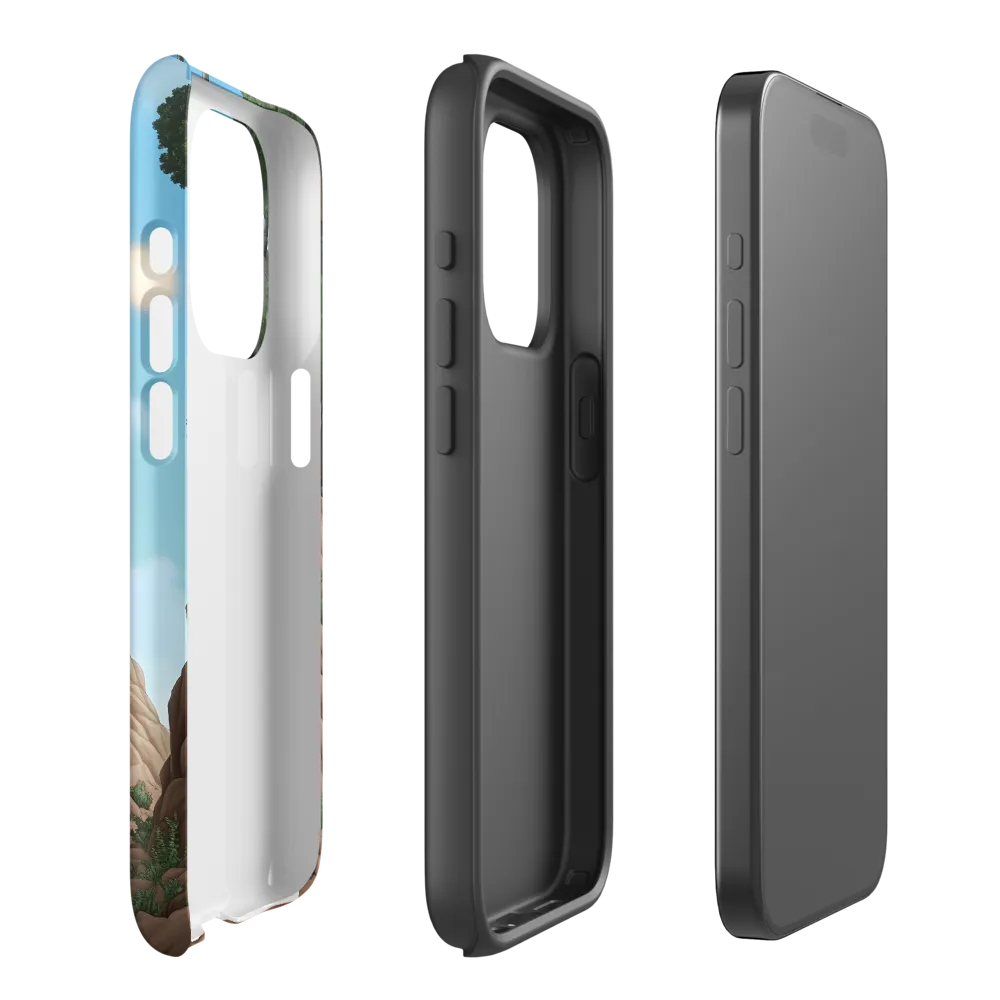 The Descent into Technological Abyss | Phone Case |  15 Pro | Tough Case | Matte