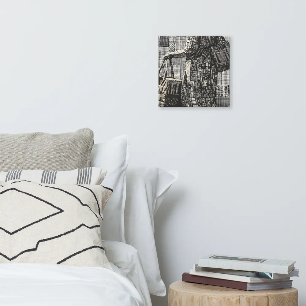Urban Reflections: A Shopping Narrative | Canvas | 12″×12″