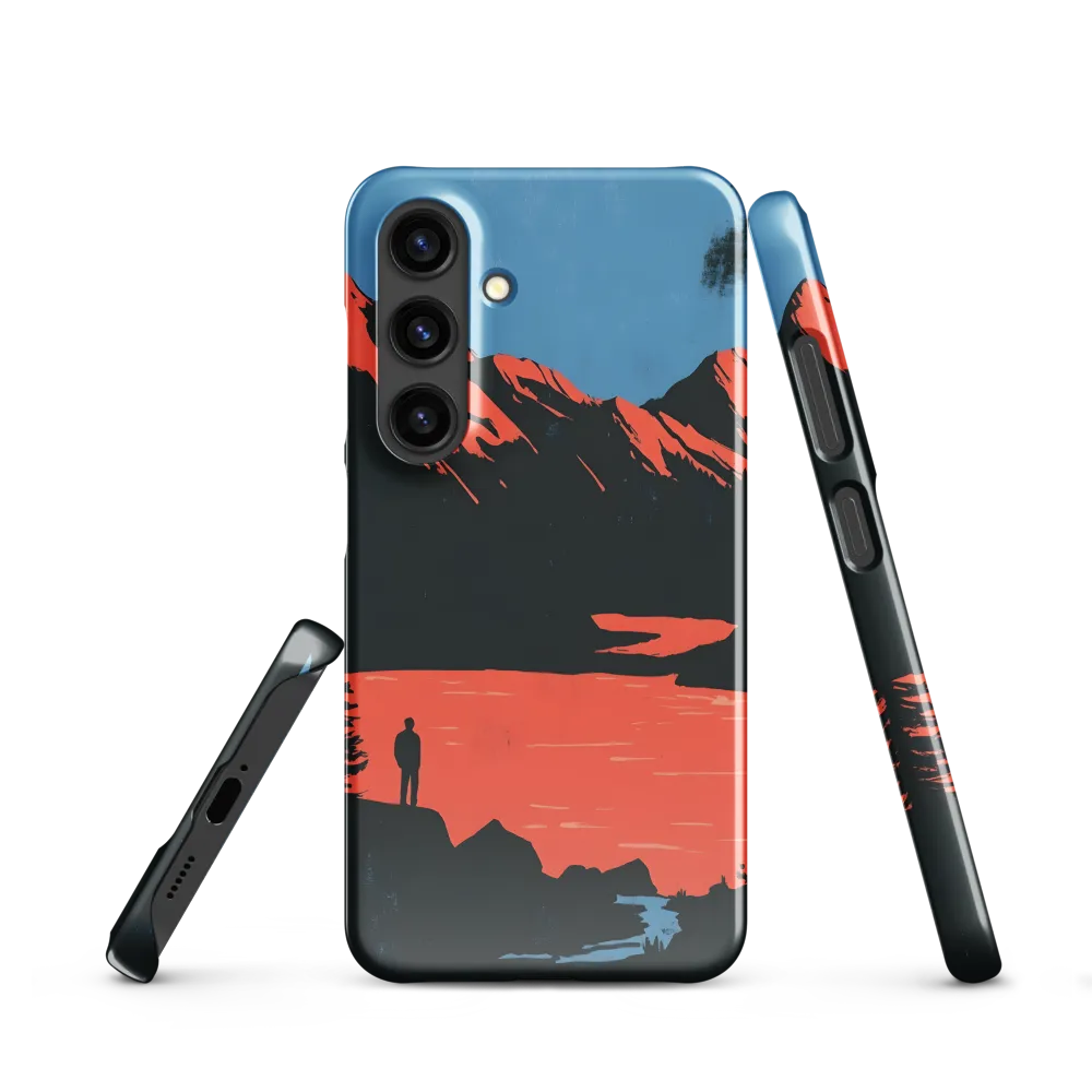 Serenity in Contrast | Phone Case |  S24 | Snap Case | Glossy