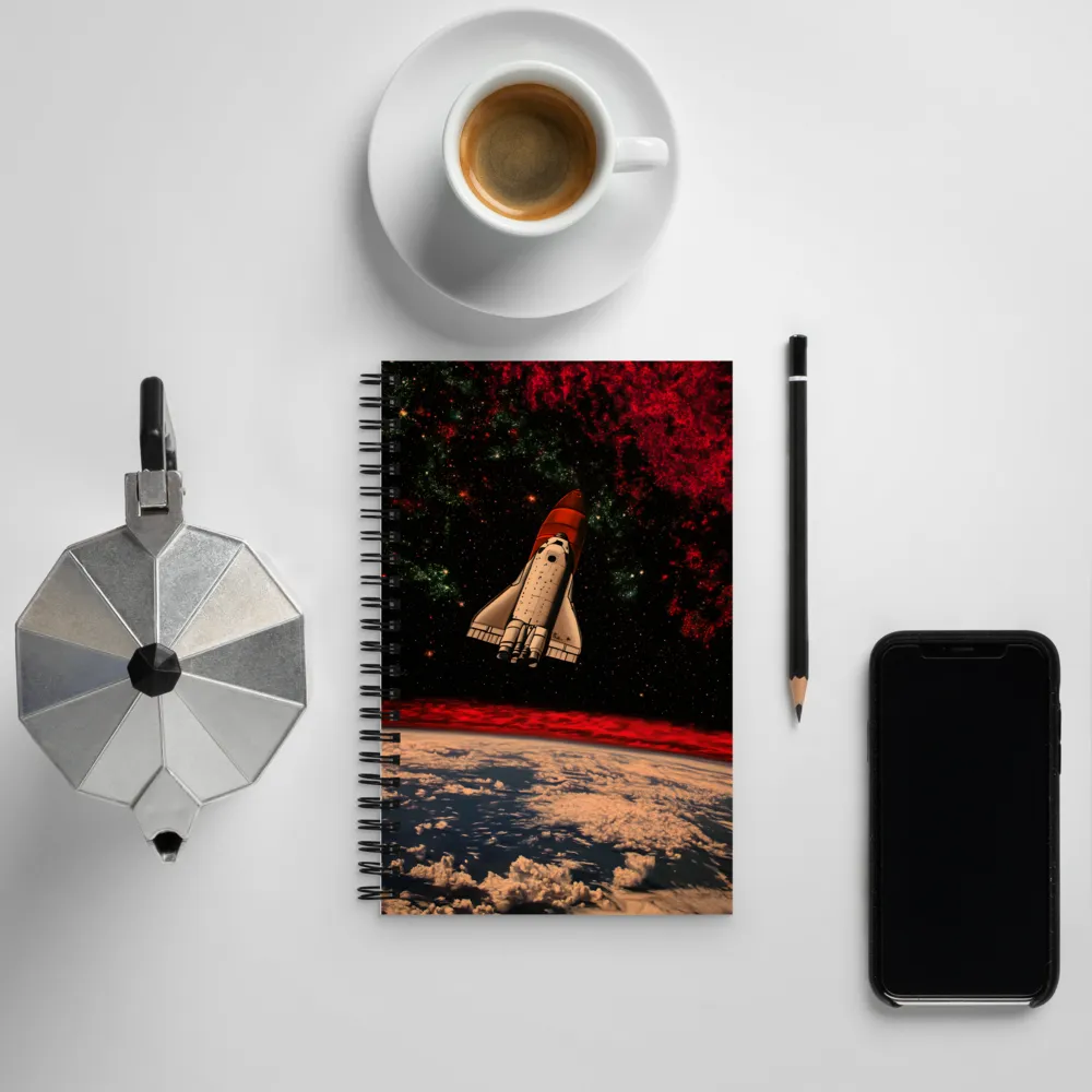 Ascent to the Cosmos | Spiral Notebook