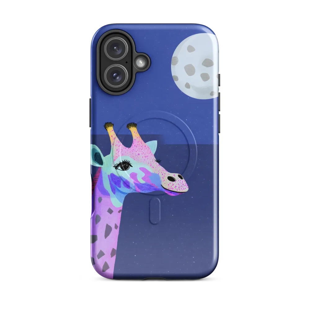 Whimsical Giraffe Under the Stars