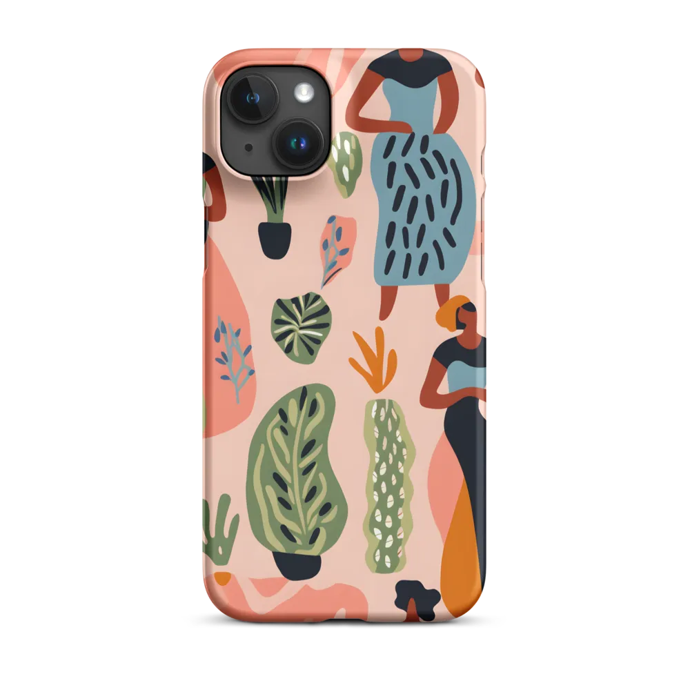 Harmony of Nature and Femininity | Phone Case |  15 Plus | Snap Case | Matte