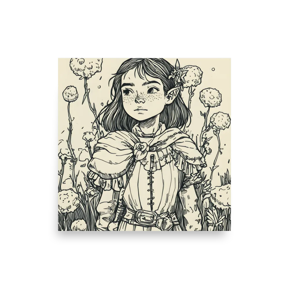 A Young Guardian of Nature | Poster | 12″×12″