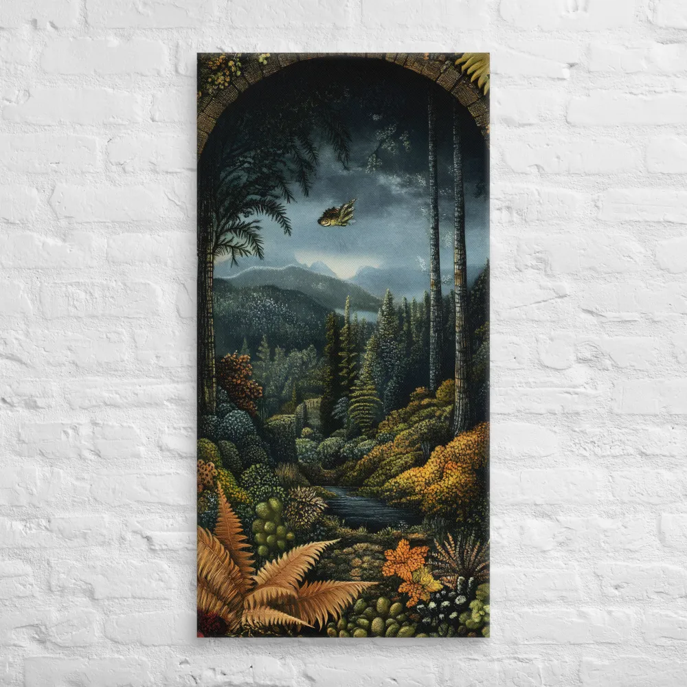 Whispers of the Enchanted Forest | Canvas | 20″×40″