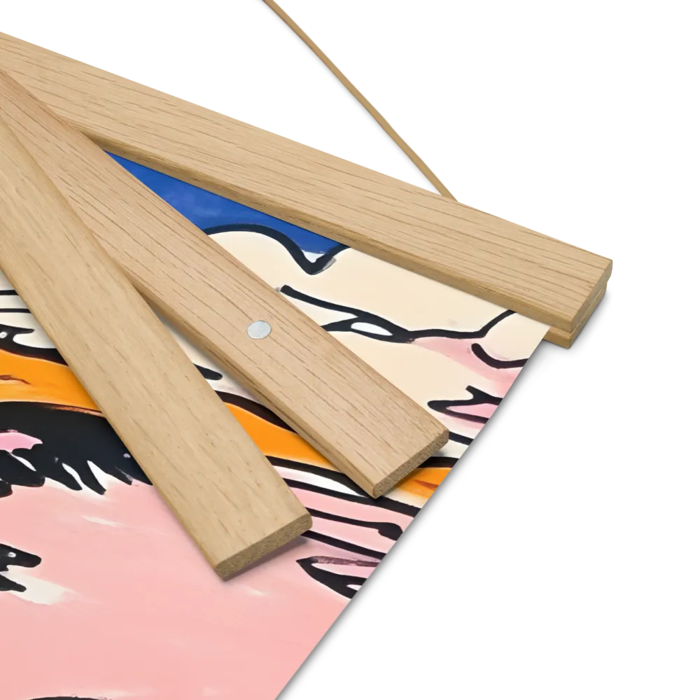A Journey into Freedom | Poster With Oak Wood Hanger | 16″×16″