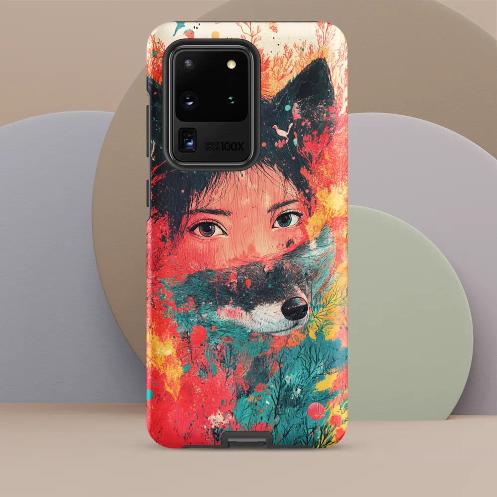 Harmony of Spirit: Girl and Wolf
