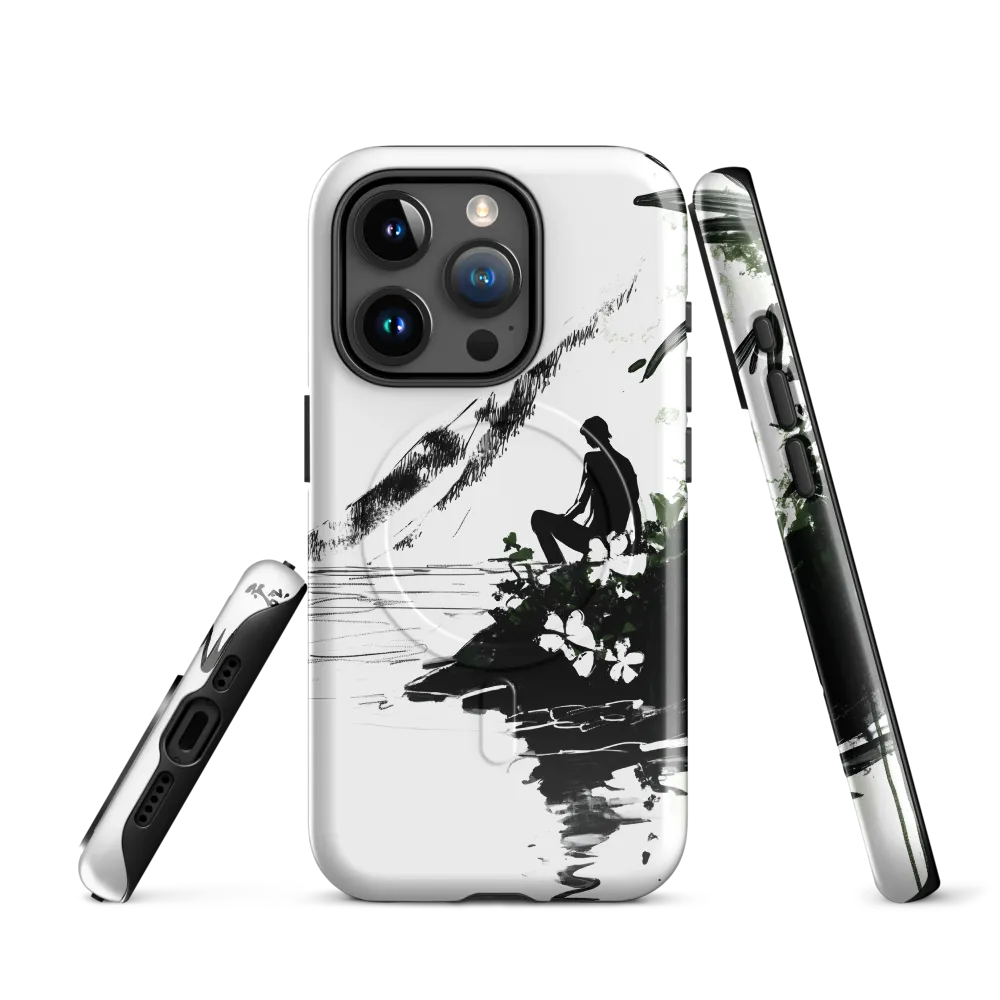 Contemplation by the Water | Phone Case |  15 Pro | MagSafe® Tough Case | Glossy