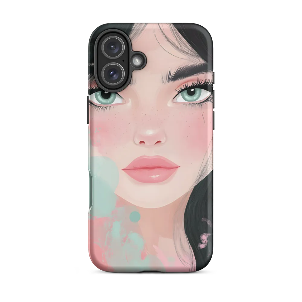 Dreamy Serenity: Portrait of a Young Woman