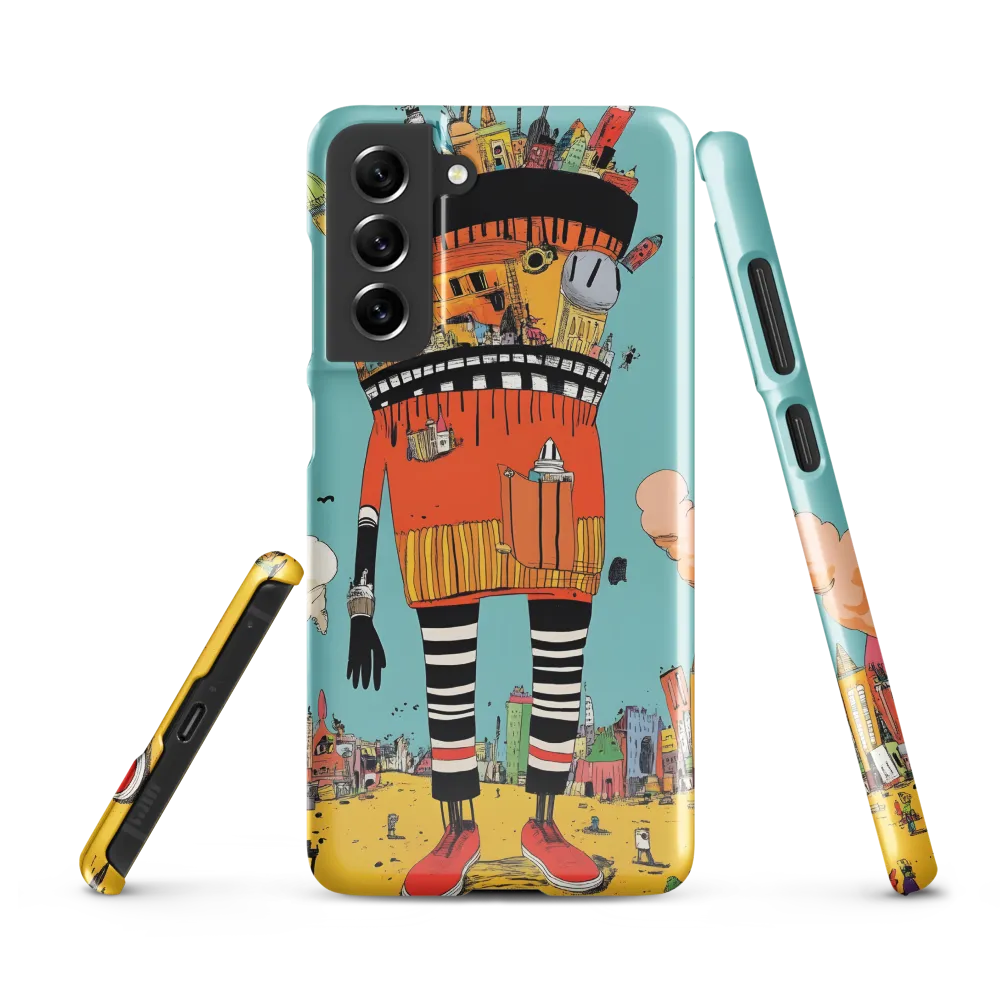 Urban Fantasia: A Whimsical Encounter | Phone Case |  S21 FE | Snap Case | Glossy
