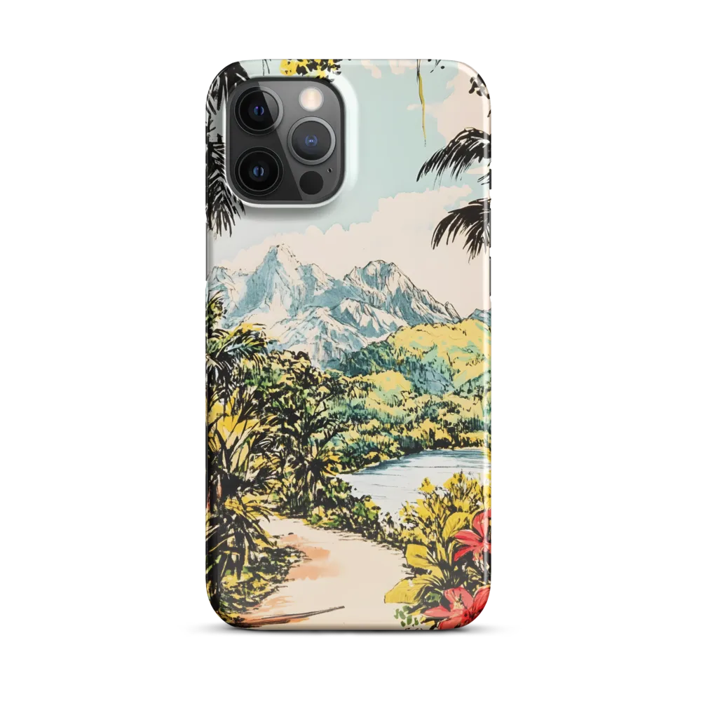 Tropical Serenity | Phone Case |  12 Pro Max | Snap Case | Glossy